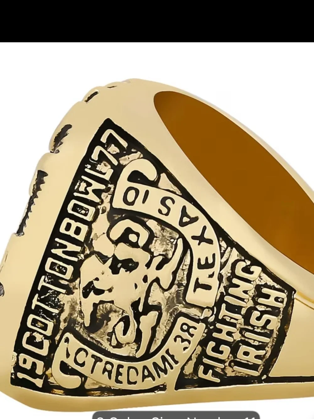 Notre Dame Football Championship Ring